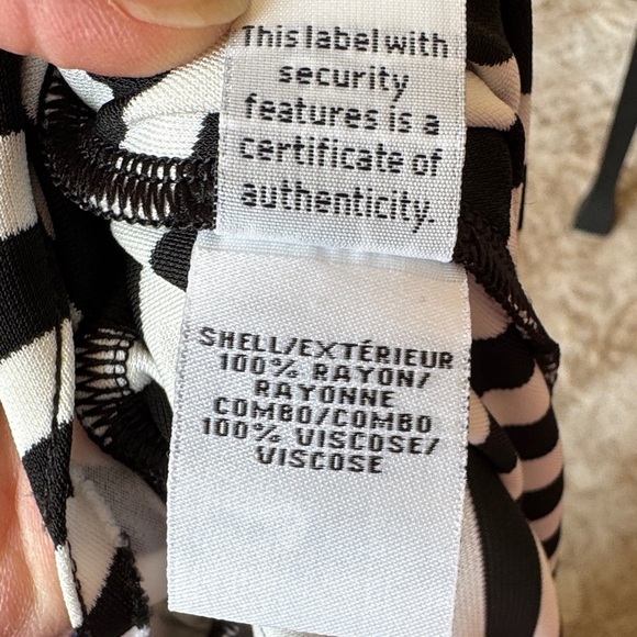 Diane Von Furstenberg Wrap Dress New Julian 2 Striped black & White size 2 - Picture 5 of 13